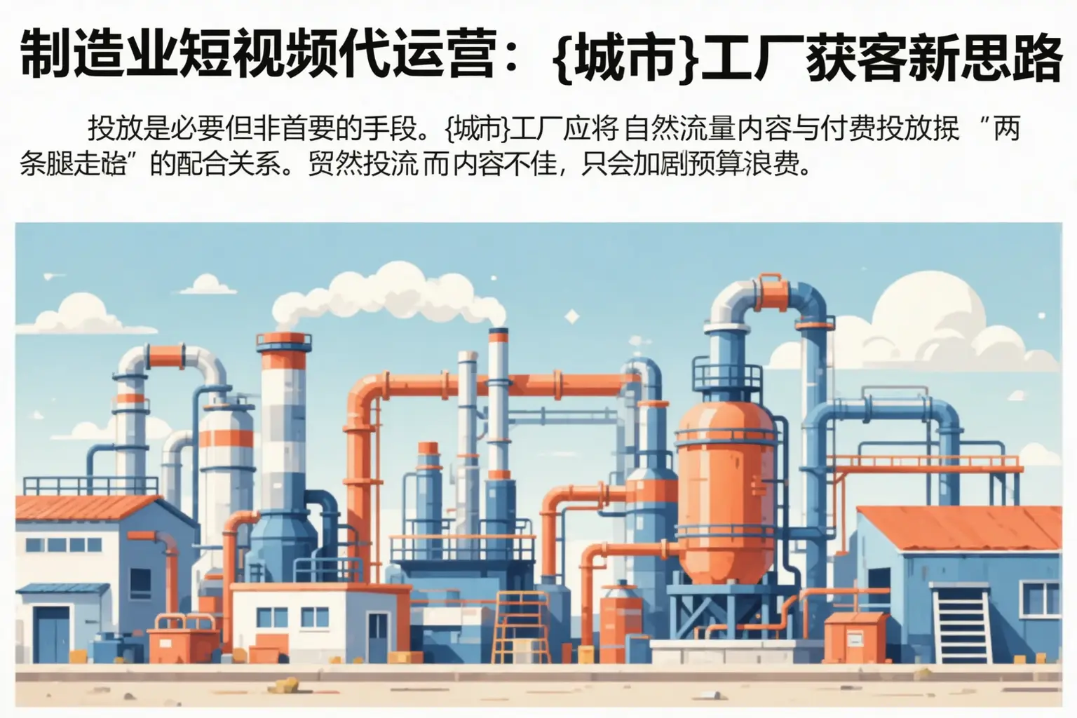 制造业短视频代运营：宝山工厂获客新思路